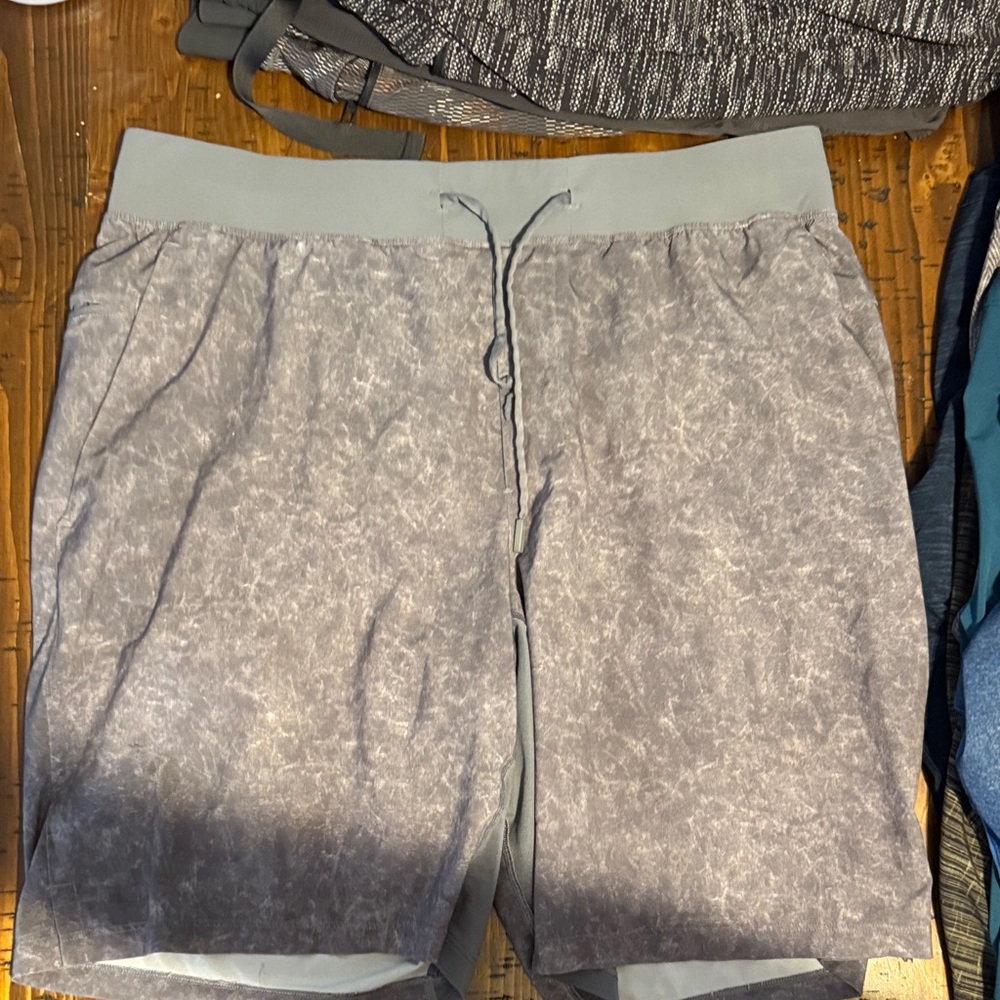 lululemon athletica Blue-Gray Athletic Shorts T.H.E short